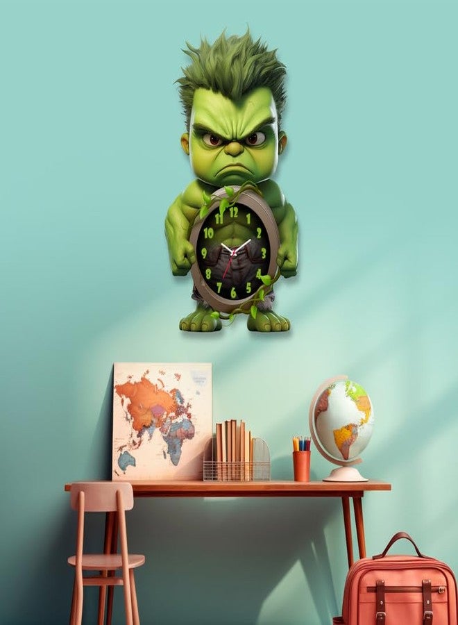 FIVE KRAFT Superhero Kids Wall Clock for Room Decor | Analog Clock | 1 Year Warranty | Premium Acrylic Base | - Image 2